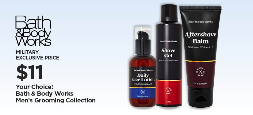 Military Exclusive Price $11 Your Choice! Bath & Body Works Men's Grooming Collection